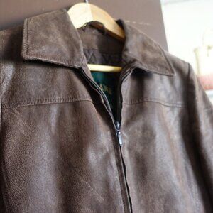 Vintage Chocolate Brown Leaher Danier
